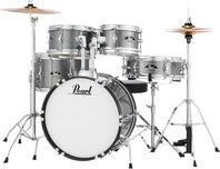 Pearl Roadshow Jr. 5-piece Complete Drum Set with Cymbals - Grindstone Sparkle - RSJ465C/C708