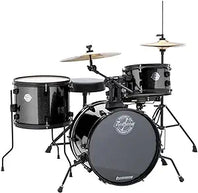 Ludwig Questlove Pocket Kit 4-piece Complete Drum Set - Black Sparkle - LC178X016