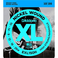 D'Addario EXL150H Nickel Wound Electric Guitar Strings, High-Strung/Nashville Tuning, 10-26