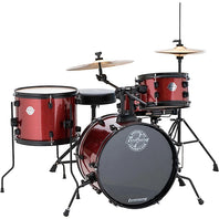 Ludwig Questlove Pocket Kit 4-piece Complete Drum Set - Red Sparkle - LC178X025