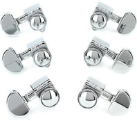 Grover 502C Roto-Grip Locking Rotomatic Tuners - 3+3 Chrome