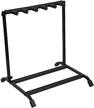 Rok-It RI-GTR-RACK5 Collapsible Folding Guitar Rack for 5 Acoustic or Electric Guitars