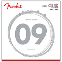 Fender 250L Super 250's Nickel-Plated Steel Electric Guitar Strings - .009-.042 Light