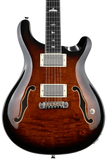 PRS SE Hollowbody II Electric Guitar - Black Gold Burst - 105536:BG: