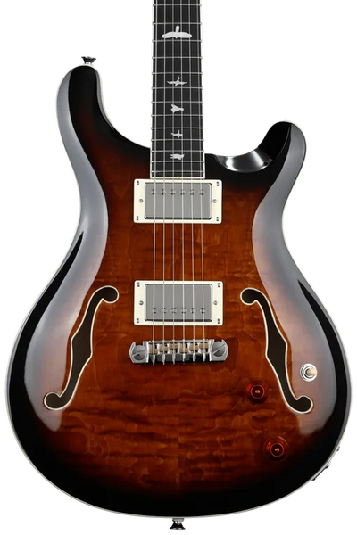 PRS SE Hollowbody II Electric Guitar - Black Gold Burst - 105536:BG: