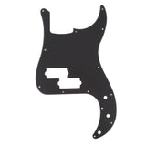 Fender 13-hole Modern-style Precision Bass Pickguard - Black - PBASS 13HL BLACK