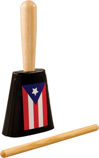 Latin Percussion LPA900-PR Aspire EZ-Grip Cowbell - Heritage Series, Puerto Rico