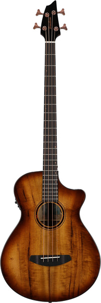 Breedlove ECO Pursuit Exotic S Concerto CE Acoustic-Electric Bass Guitar - Amber Myrtlewood  PSCO49BCEMYMY 850014868741