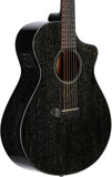 Breedlove ECO Rainforest S Concert CE Acoustic-Electric Guitar - Black Gold African Mahogany  RFCN52CEAMAM