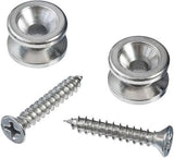 D'Addario Brass End Pins - Chrome  PWEP202