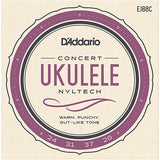 D'Addario EJ88C Nyltech Ukulele Strings Concert