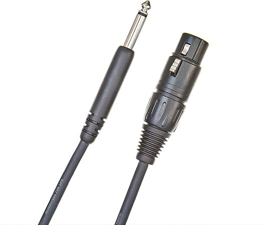 D'Addario PW-CGMIC-25 Classic Series Unbalanced Microphone Cable XLR-to-1/4"