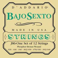 D'addario Bajo Sexto J86 Strings 019954953386