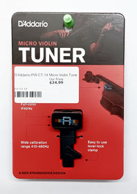 D'addario PW-CT-14 Micro Violin Tuner