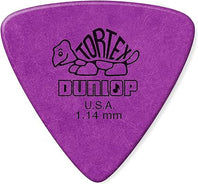 Dunlop 431P1.14 Tortex Triangle Picks, 1.14mm, 6 Pack