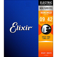 Elixir 12002 Nanoweb Coated Electric Guitar Strings 9-42