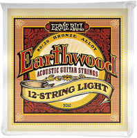 Ernie Ball 2010 Earthwood 80-20 Bronze Acoustic Guitar Strings - .009-.046 Light 12-string - P02010
