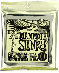 Ernie Ball 2214 Slinky Nickel Wound Electric Guitar Strings - .012-.062 Mammoth Slinky - P02214