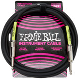 Ernie Ball P06048 Classic Straight to Straight Instrument Cable - 10 foot Black - PO6048