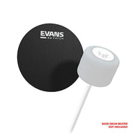 Evans EQ Single Pedal Patch, Black Nylon - EQPB1
