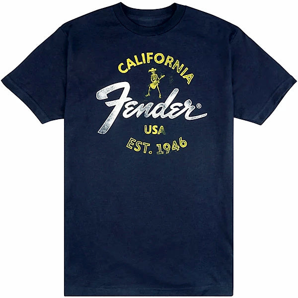 Fender Baja Blue T-Shirt Large