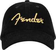 Fender Gold Spaghetti Logo Corduroy Hat 9122421500