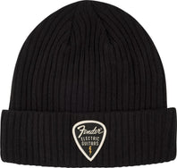 Fender Pick Patch Ribbed Beanie Black One size fits most  9106111707