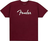 Fender Spaghetti Logo T-Shirt Oxblood Med 9100008406