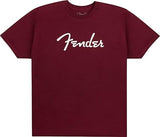 Fender Spaghetti Logo T-Shirt Oxblood Med 9100008406