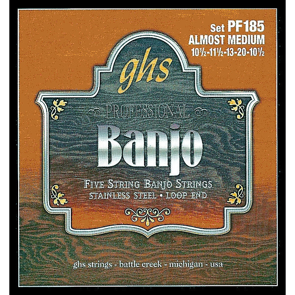 GHS PF185 5-String Banjo Strings