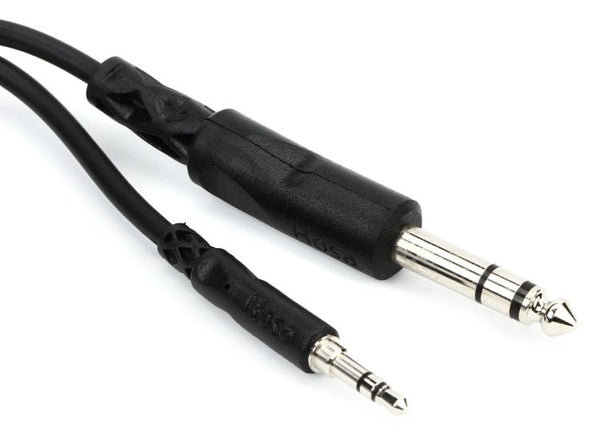 Hosa CMS-103 Stereo Interconnect Cable  3.5mm TRS Male to 1/4-inch TRS Male - 3 foot