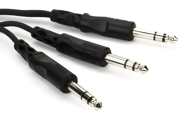 Hosa CYS-105 Y Cable 1-4TRS to Dual 1-4 TRS