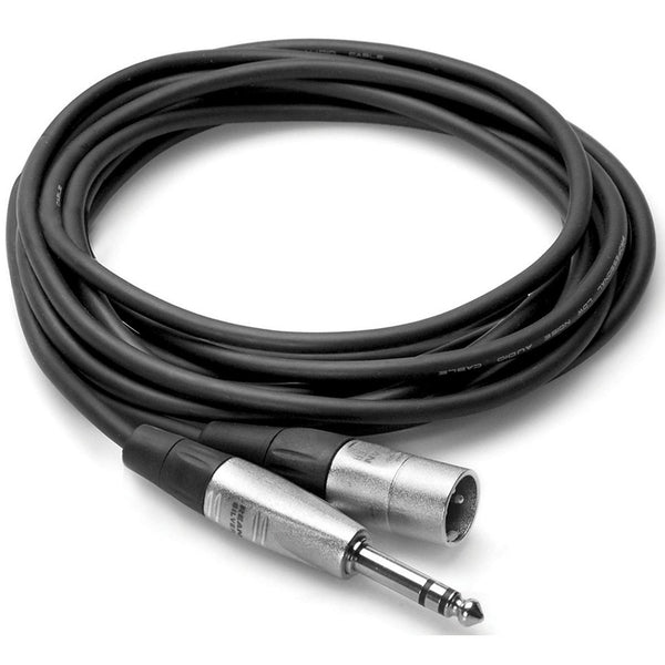 Hosa HSX-005 Pro Balanced interconnect 1-4 in TRS to XLR3M 5 ft. HSX-005