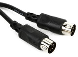 Hosa MID-310BK MIDI Cable - 10 foot - Black