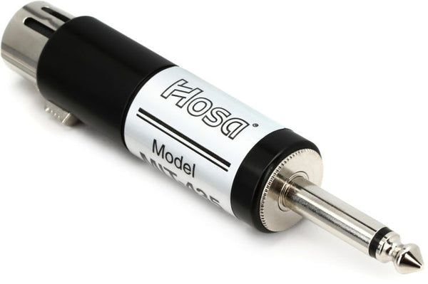 Hosa MIT-435 XLR Female to 1/4 inch Impedance Transformer (FREE SHIPPING)