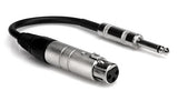 Hosa Technology Mic XLR Female Low-Z to 1/4" TS Male Hi-Z Impedance Transformer - MIT-176 (FREE SHIPPING)