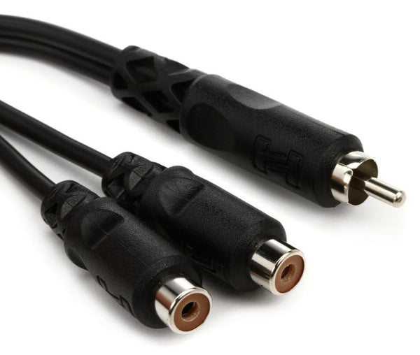 Hosa YRA-104 Y Cable RCA to Dual RCAF