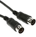 Hosa MID-325BK MIDI CABLE - 25 FOOT - BLACK