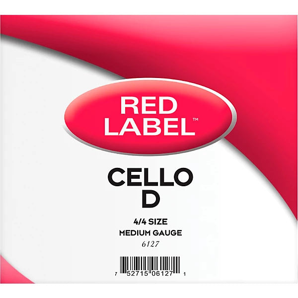 Red Label 6125 Cello D 3-4 size string