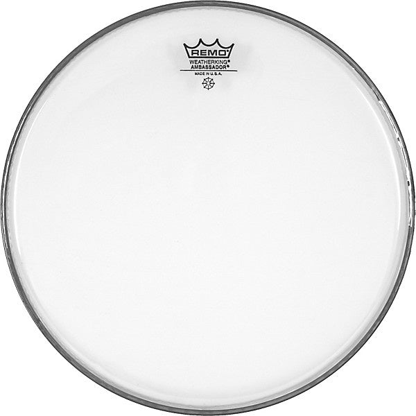 Remo Ambassador Clear Tom snare 12in head BA-0312-00