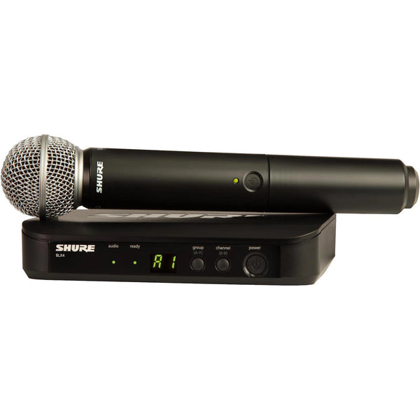 Shure BLX24/SM58 Wireless Handheld Microphone System with SM58 Capsule (H10: 542 to 572 MHz) - BLX24/SM58-H10