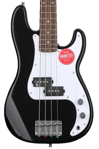 Squier Mini Precision Bass, Laurel Fingerboard, Black  0370127506
