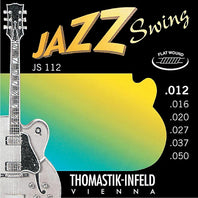 Thomastik-Infeld Jazz Swing Flatwound Electric Guitar Strings - Medium Light .012-.050 - JS112