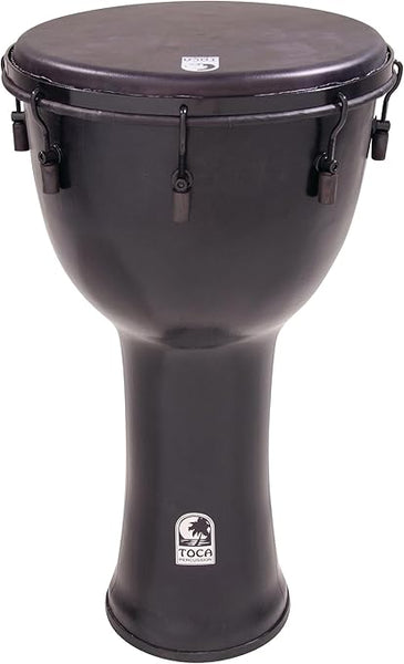 Toca SFDMX-14BMB Freestyle Black Mamba Mechanically Tuned 14-Inch Djembe with Bag
