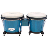 Toca Synergy Series Wood Bongos – Bahama Blue 736021143142.