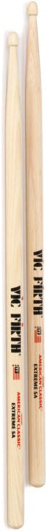 Vic Firth American Classic Drumsticks  Extreme 5A - Wood Tip - X5A
