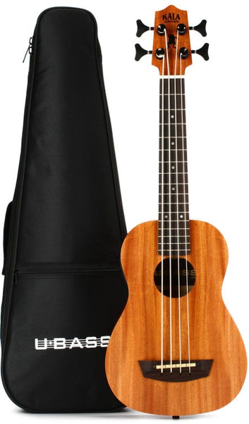 Kala Wanderer Acoustic-Electric U-BASS with Round Wouds