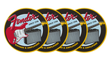 Fender 1946 Guitars & Amps set of 4 Leather Coasters 9106110000