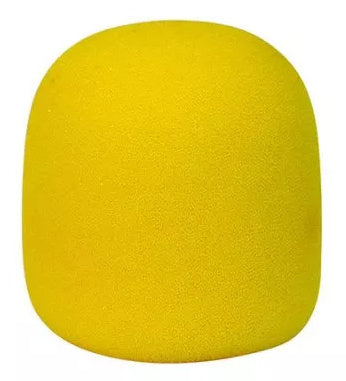 On-Stage ASWS58-Y Yellow Foam Windscreen for Handheld Microphones