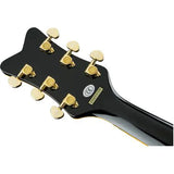 Gretsch G5022CBFE Rancher Falcon Jumbo Acoustic Electric Guitar, Rosewood Fingerboard, Black 2714024506